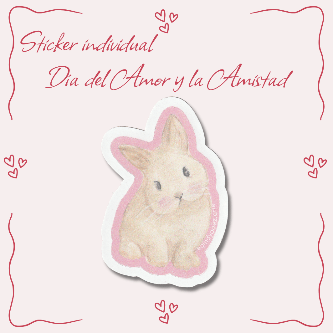 Sticker individual - Día del Amor y la Amistad