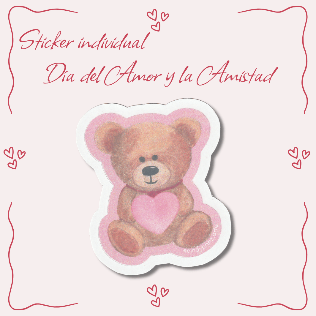 Sticker individual - Día del Amor y la Amistad