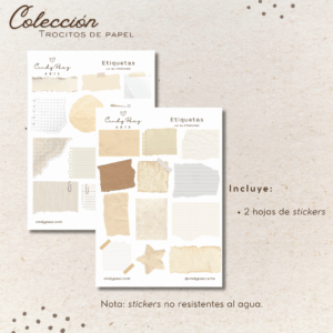 Colección - Trocitos de papel