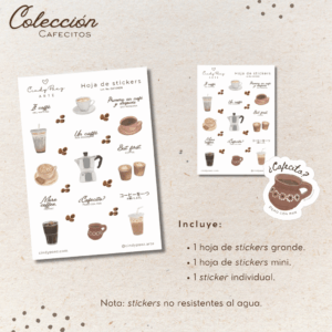 Colección de stickers - Cafecitos