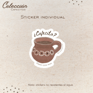 Sticker individual - Cafecito