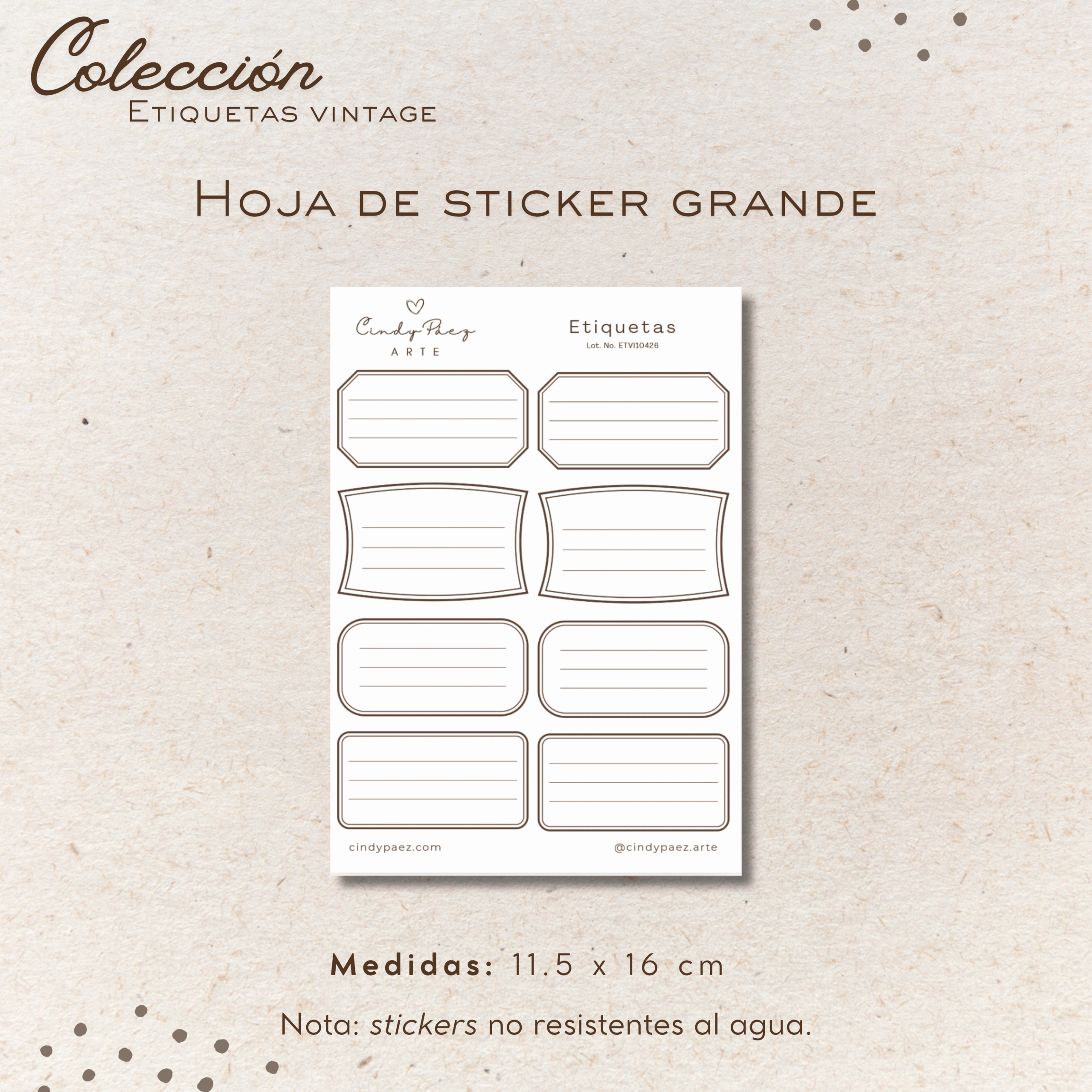 Etiquetas vintage 1